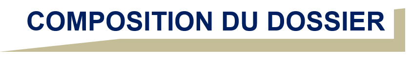 Composition du dossier